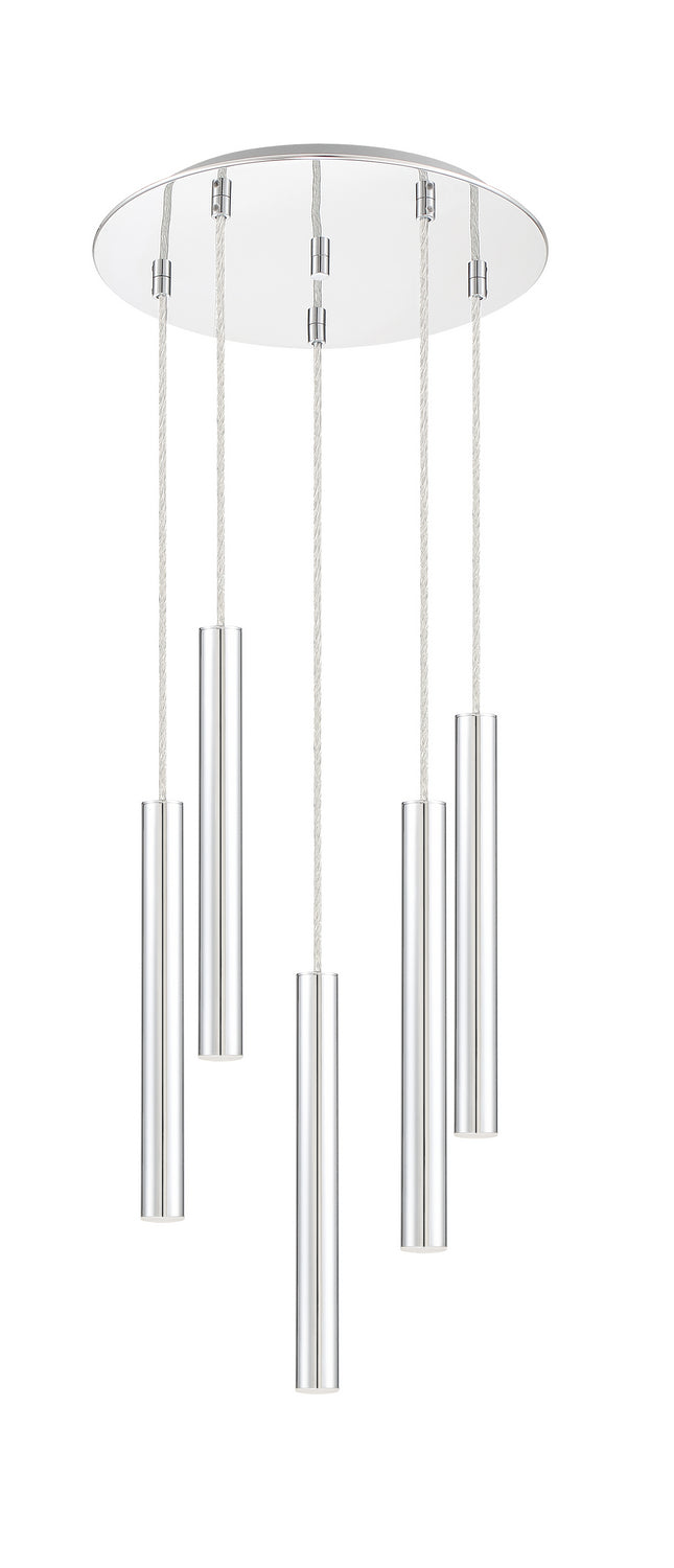 Z-Lite 917MP12-CH-LED-5RCH LED Chandelier, Chrome