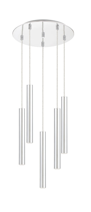 Z-Lite 917MP12-CH-LED-5RCH LED Chandelier, Chrome