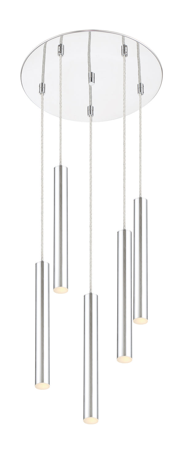 Z-Lite 917MP12-CH-LED-5RCH LED Chandelier, Chrome