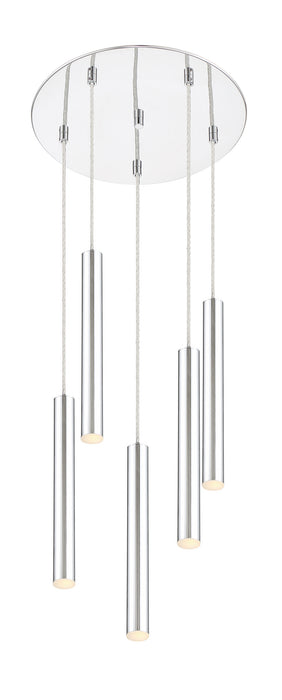 Z-Lite 917MP12-CH-LED-5RCH LED Chandelier, Chrome