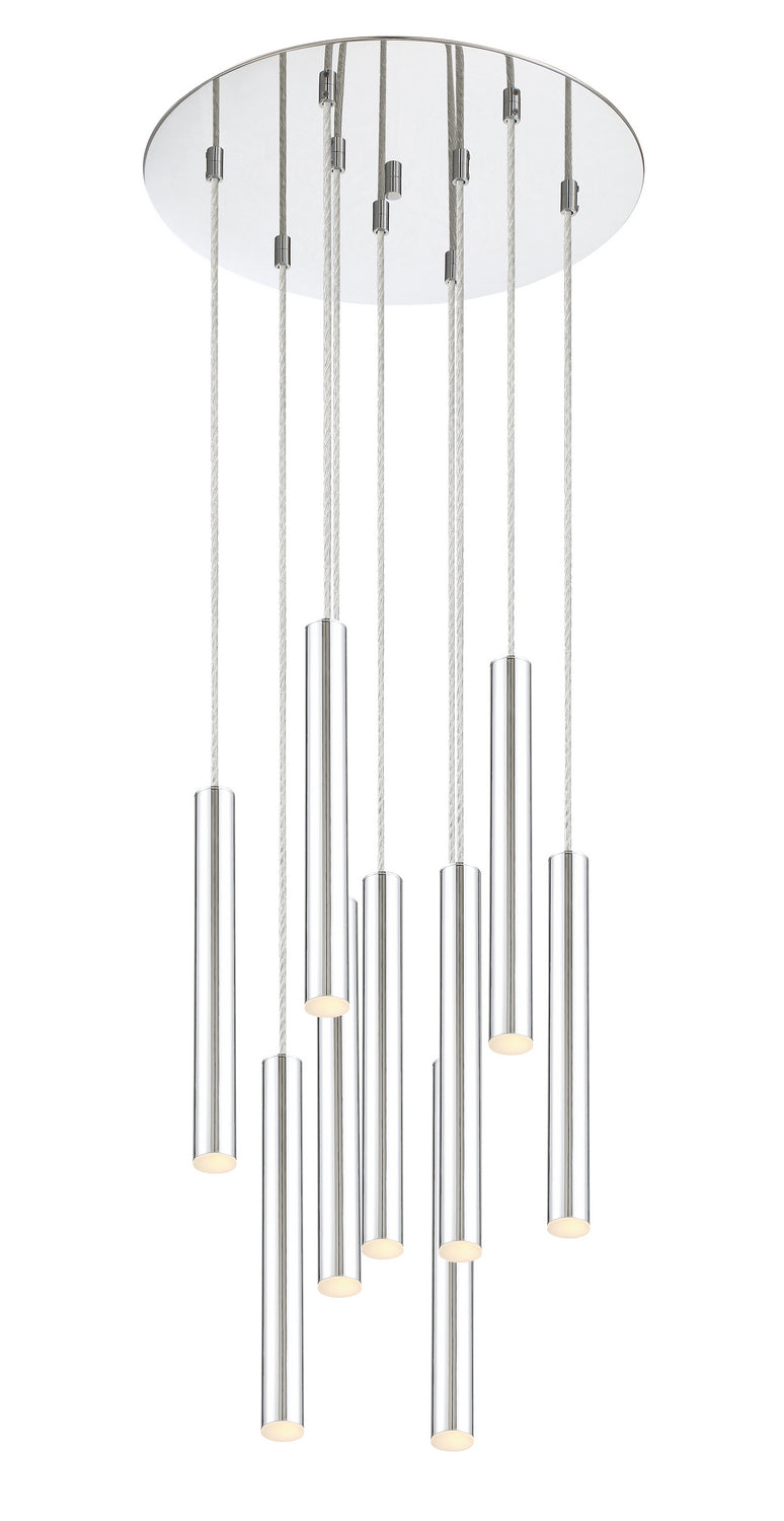 Z-Lite 917MP12-CH-LED-9RCH LED Chandelier, Chrome
