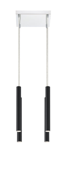 Z-Lite 917MP12-MB-LED-4SCH LED Chandelier, Matte Black