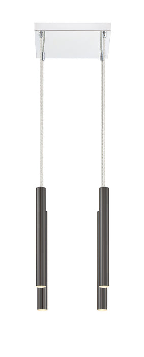 Z-Lite 917MP12-PBL-LED-4SCH LED Chandelier, Chrome