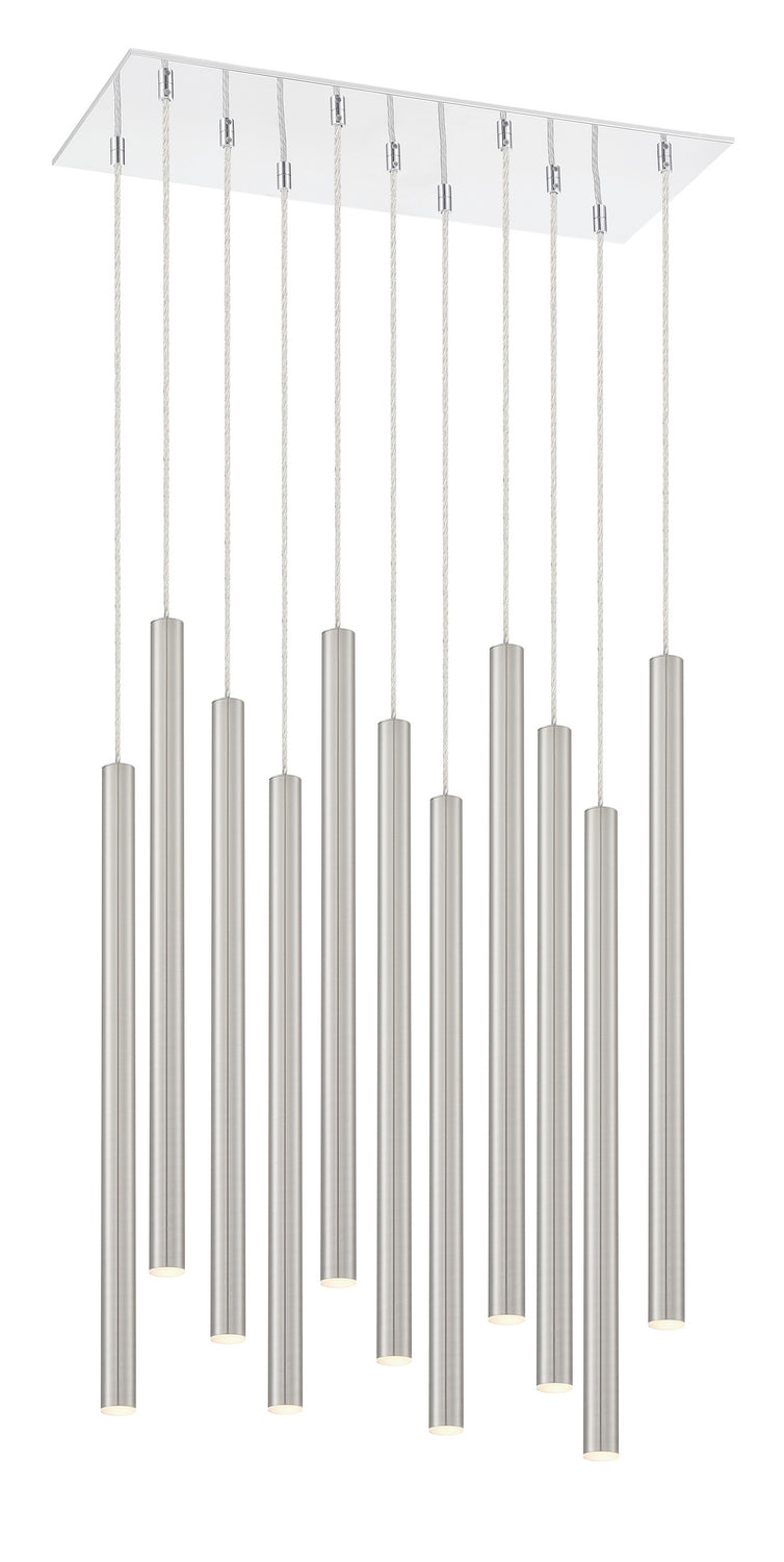 Z-Lite 917MP24-BN-LED-11LCH LED Chandelier, Chrome