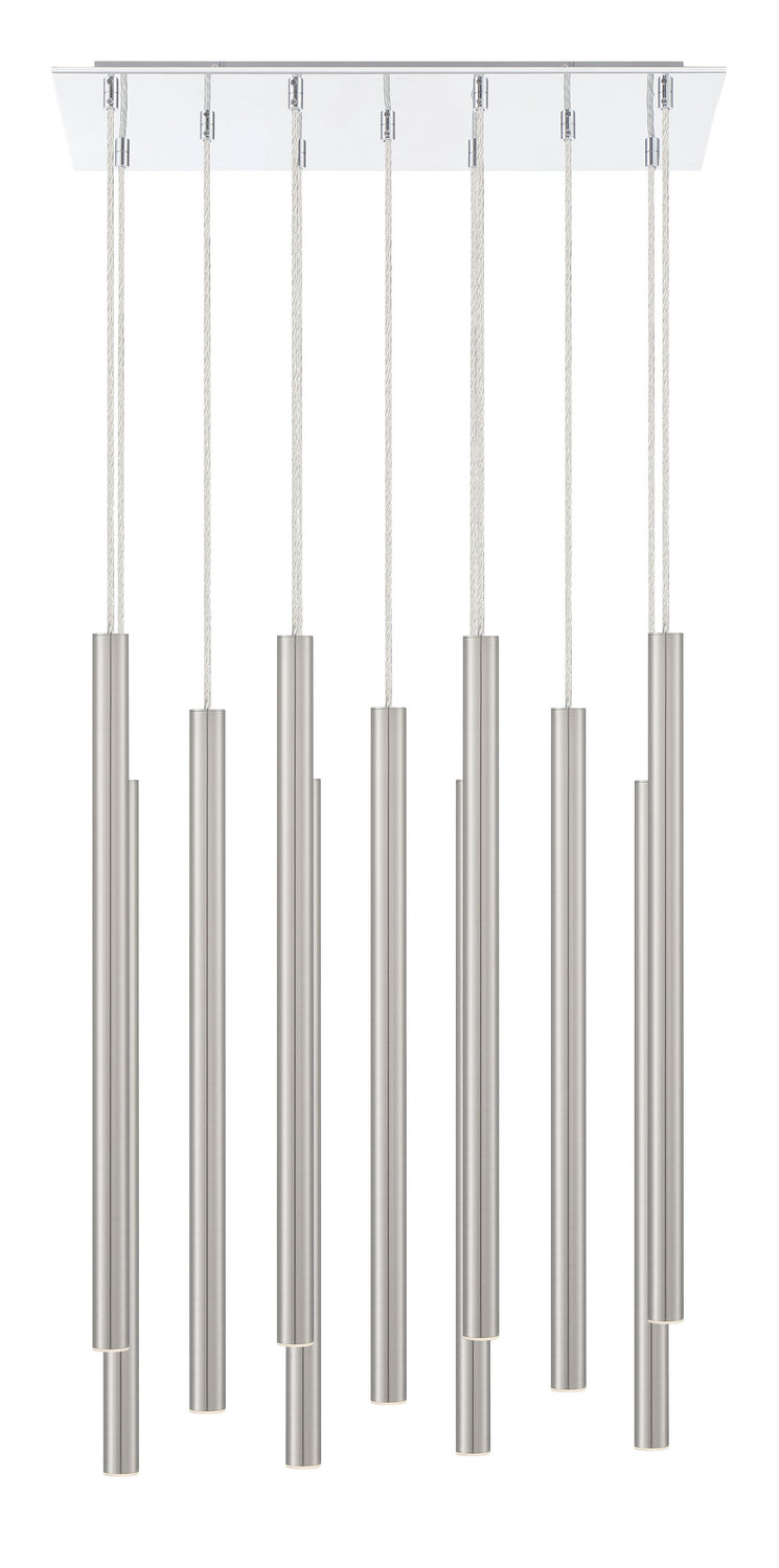 Z-Lite 917MP24-BN-LED-11LCH LED Chandelier, Chrome