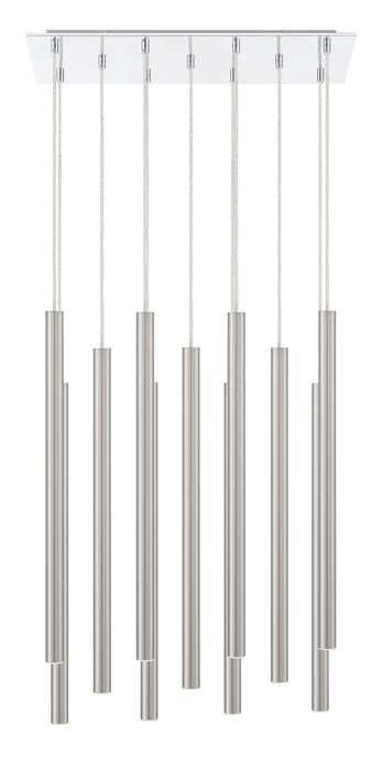 Z-Lite 917MP24-BN-LED-11LCH LED Chandelier, Chrome