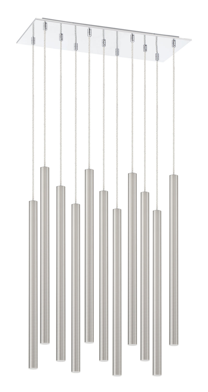 Z-Lite 917MP24-BN-LED-11LCH LED Chandelier, Chrome