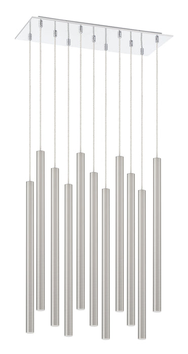 Z-Lite 917MP24-BN-LED-11LCH LED Chandelier, Chrome