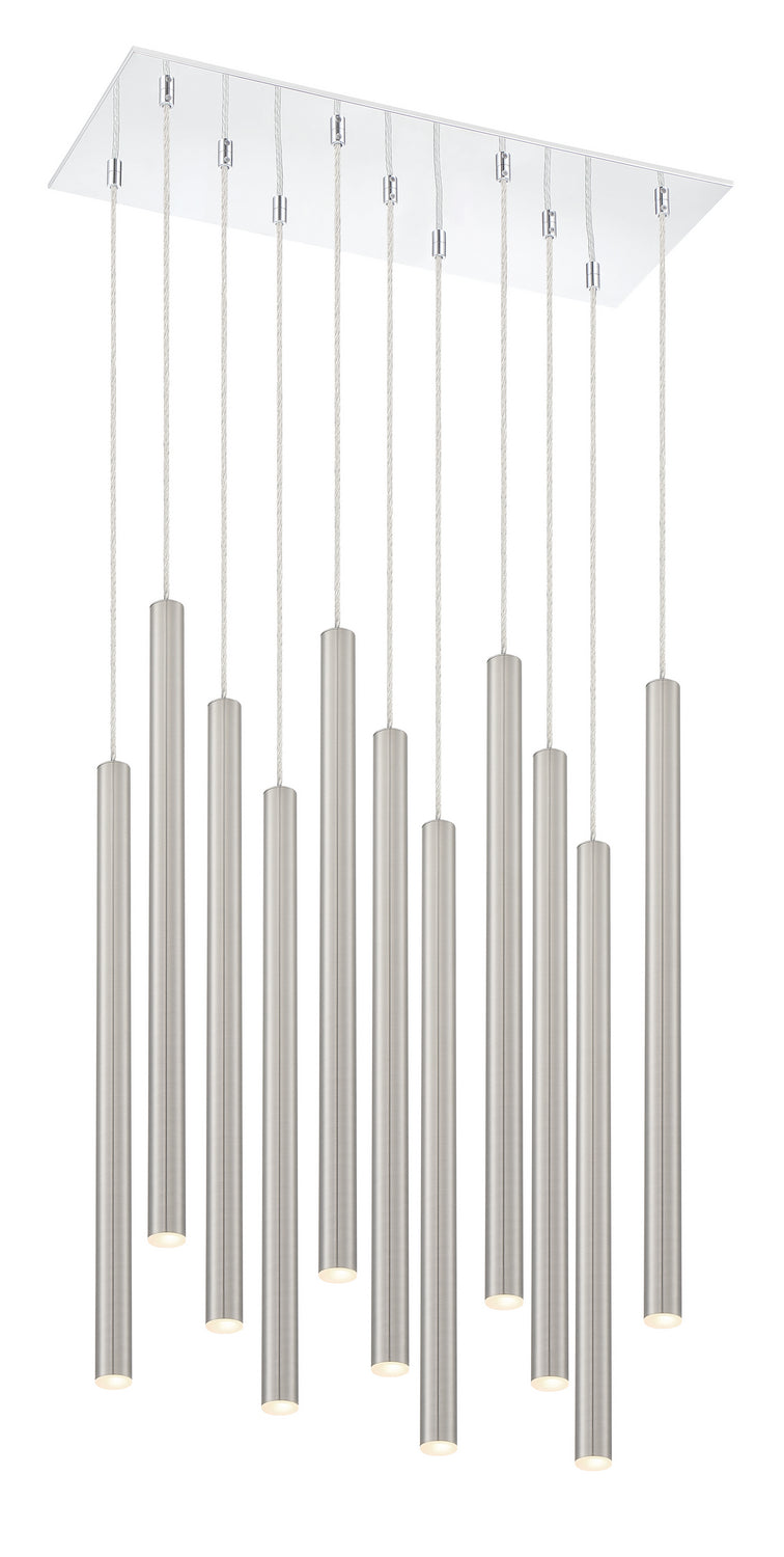 Z-Lite 917MP24-BN-LED-11LCH LED Chandelier, Chrome