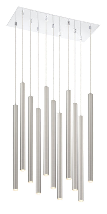Z-Lite 917MP24-BN-LED-11LCH LED Chandelier, Chrome