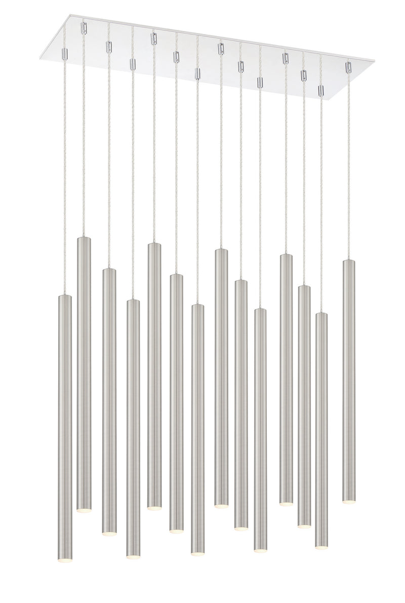 Z-Lite 917MP24-BN-LED-14LCH LED Chandelier, Chrome