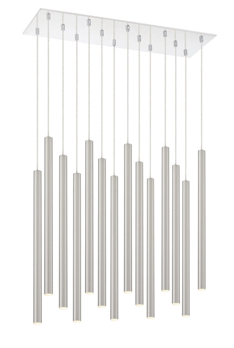 Z-Lite 917MP24-BN-LED-14LCH LED Chandelier, Chrome