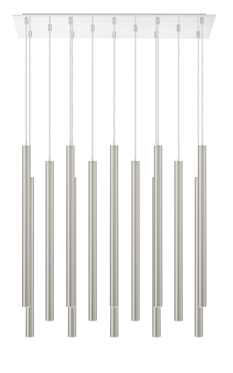 Z-Lite 917MP24-BN-LED-14LCH LED Chandelier, Chrome