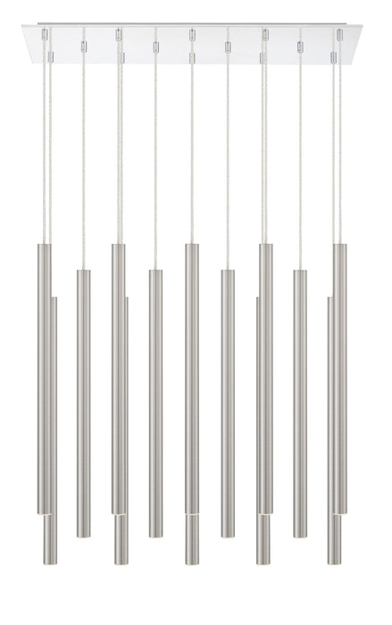 Z-Lite 917MP24-BN-LED-14LCH LED Chandelier, Chrome