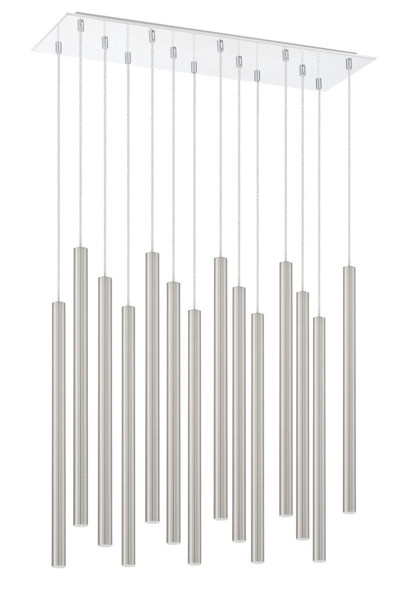 Z-Lite 917MP24-BN-LED-14LCH LED Chandelier, Chrome