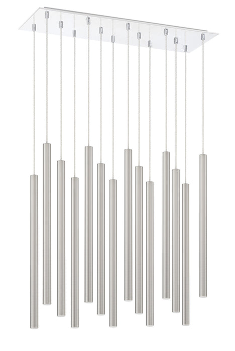 Z-Lite 917MP24-BN-LED-14LCH LED Chandelier, Chrome