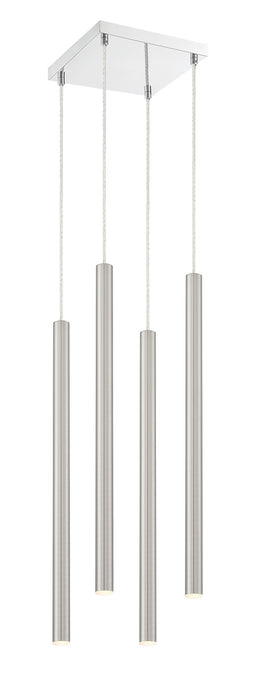 Z-Lite 917MP24-BN-LED-4SCH LED Chandelier, Chrome