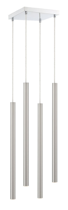 Z-Lite 917MP24-BN-LED-4SCH LED Chandelier, Chrome