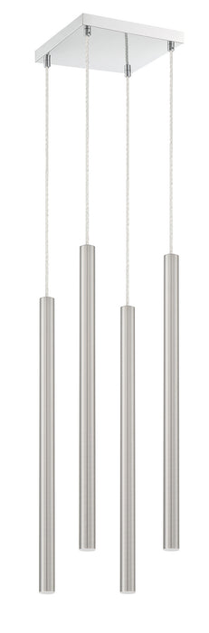 Z-Lite 917MP24-BN-LED-4SCH LED Chandelier, Chrome