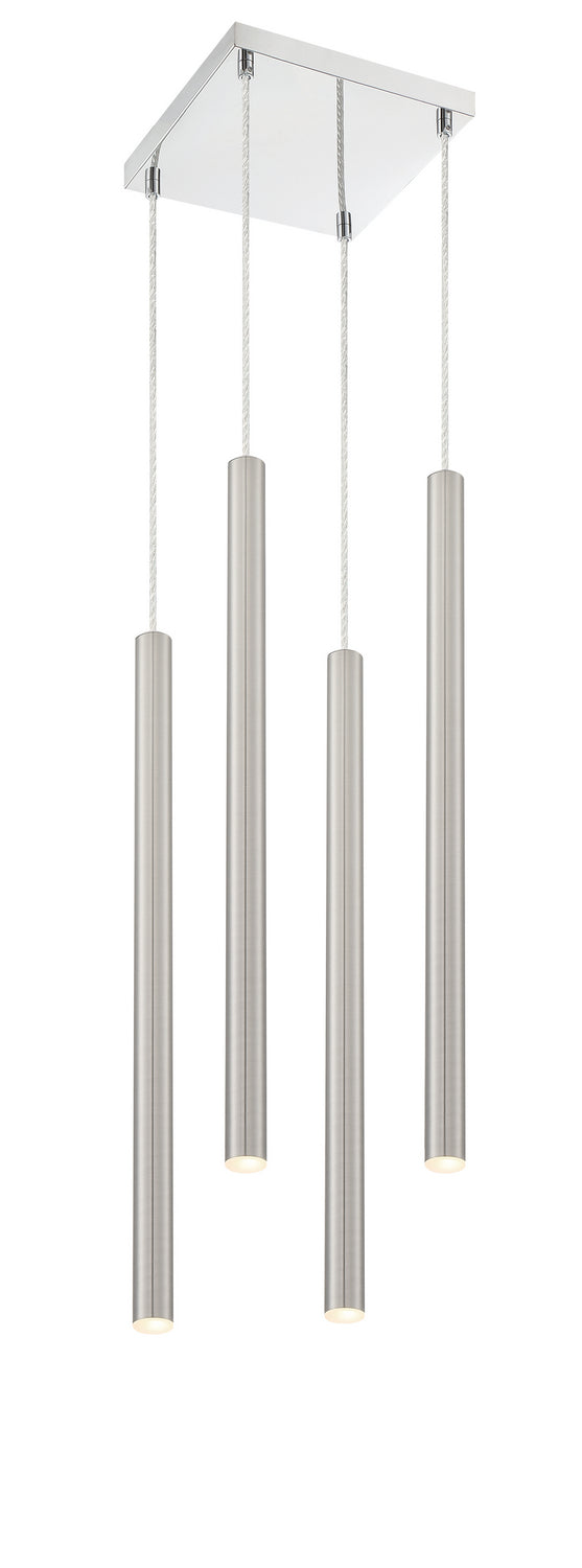 Z-Lite 917MP24-BN-LED-4SCH LED Chandelier, Chrome