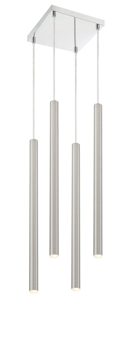 Z-Lite 917MP24-BN-LED-4SCH LED Chandelier, Chrome