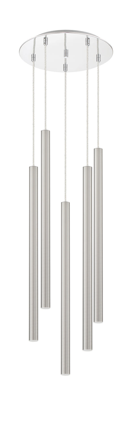 Z-Lite 917MP24-BN-LED-5RCH LED Chandelier, Chrome