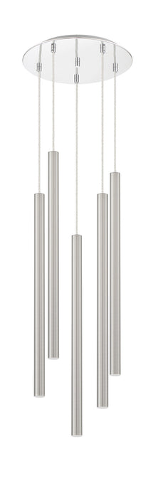 Z-Lite 917MP24-BN-LED-5RCH LED Chandelier, Chrome