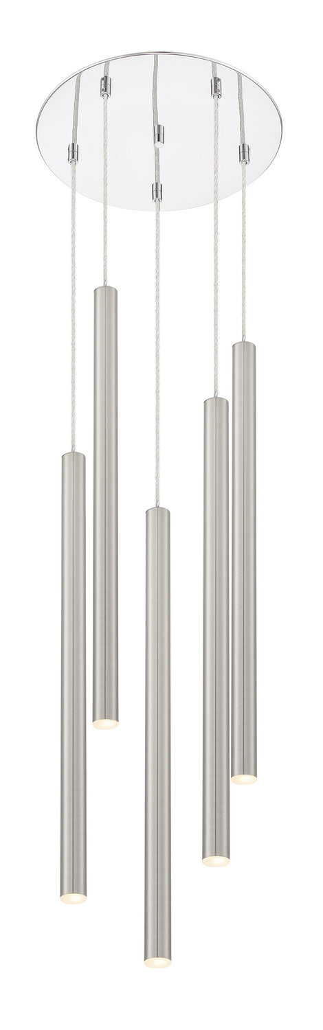 Z-Lite 917MP24-BN-LED-5RCH LED Chandelier, Chrome