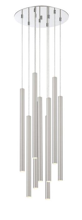 Z-Lite 917MP24-BN-LED-9RCH LED Chandelier, Chrome