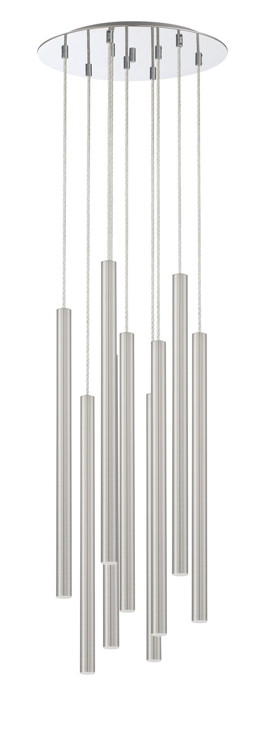 Z-Lite 917MP24-BN-LED-9RCH LED Chandelier, Chrome