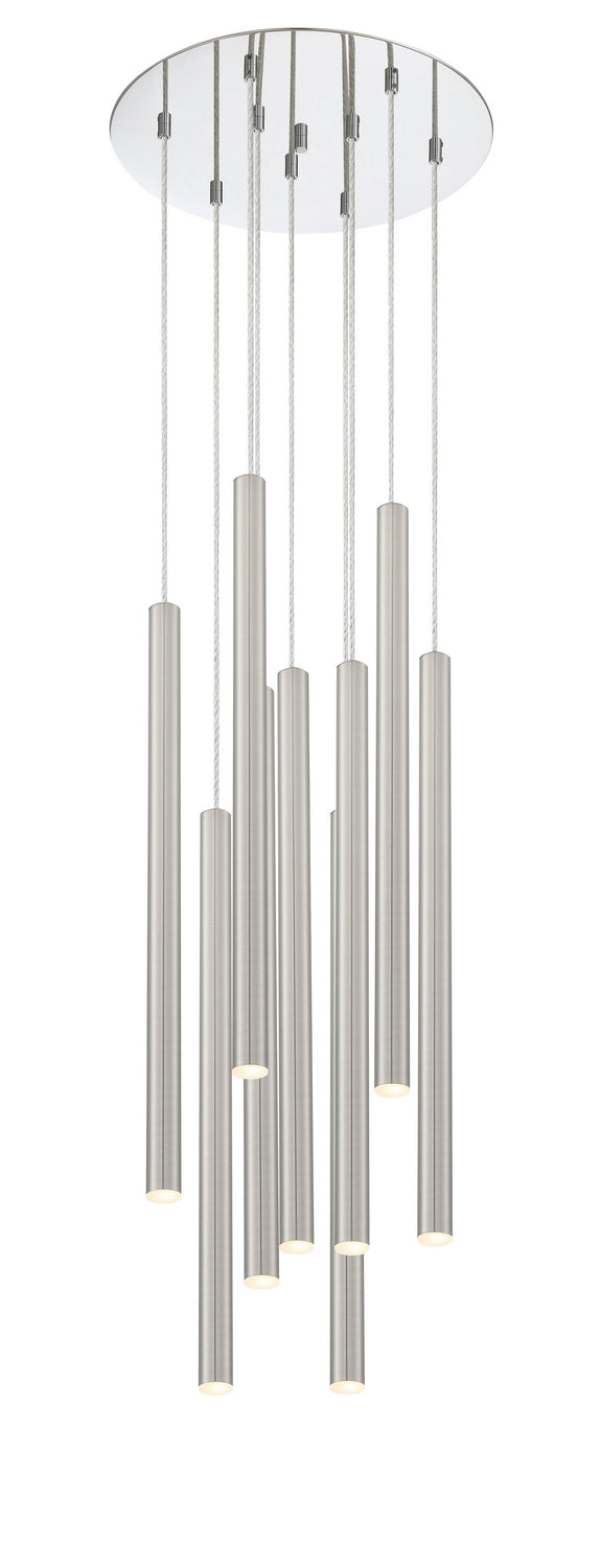 Z-Lite 917MP24-BN-LED-9RCH LED Chandelier, Chrome