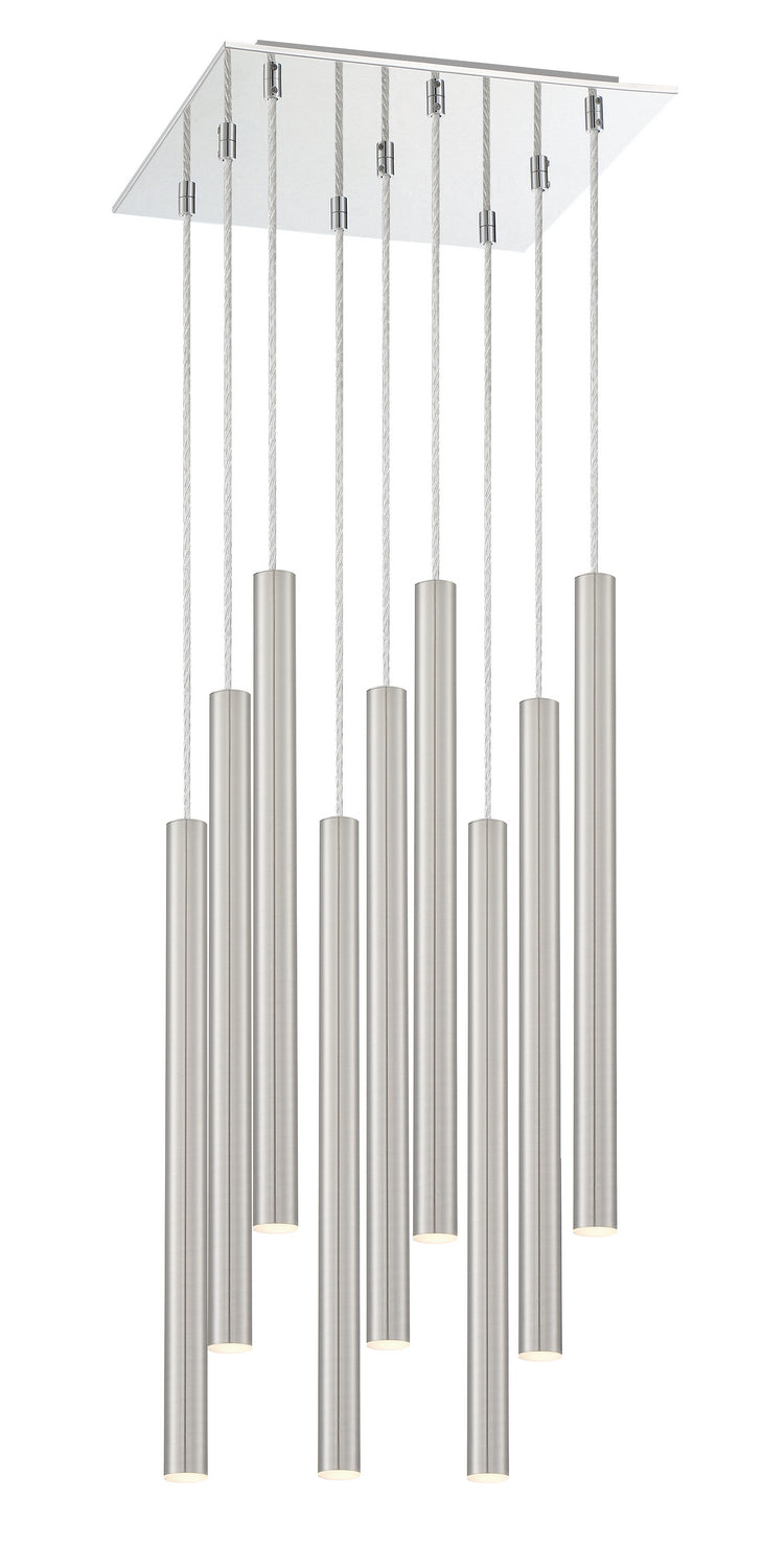Z-Lite 917MP24-BN-LED-9SCH LED Chandelier, Chrome