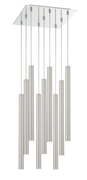 Z-Lite 917MP24-BN-LED-9SCH LED Chandelier, Chrome