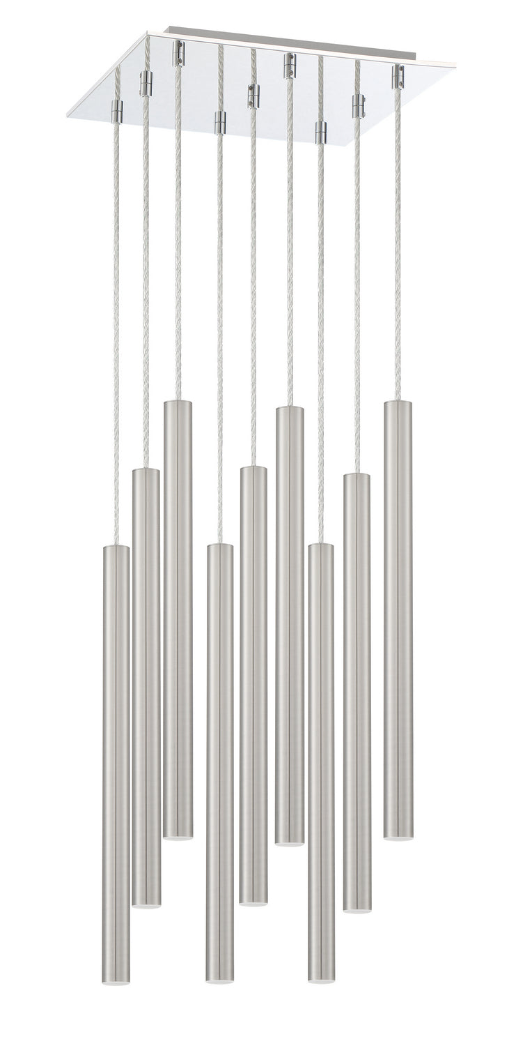 Z-Lite 917MP24-BN-LED-9SCH LED Chandelier, Chrome