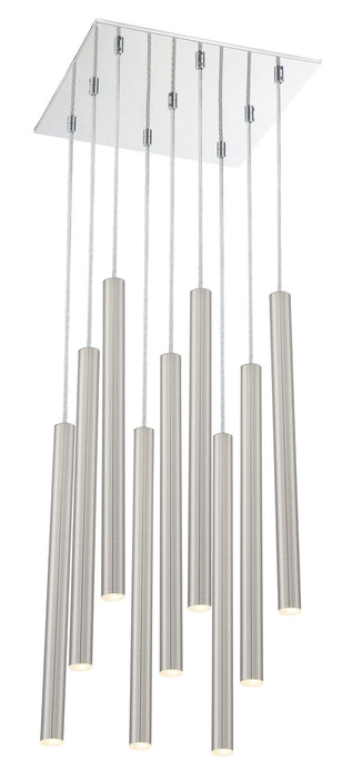 Z-Lite 917MP24-BN-LED-9SCH LED Chandelier, Chrome