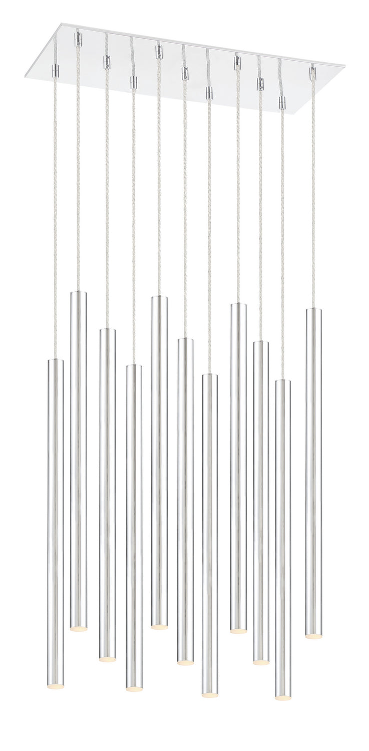 Z-Lite 917MP24-CH-LED-11LCH LED Chandelier, Chrome