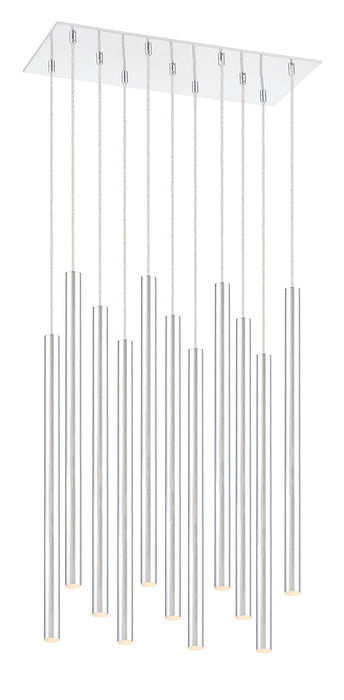 Z-Lite 917MP24-CH-LED-11LCH LED Chandelier, Chrome