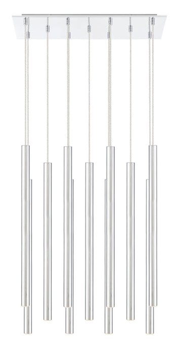 Z-Lite 917MP24-CH-LED-11LCH LED Chandelier, Chrome