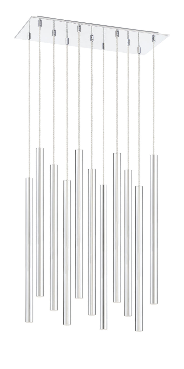 Z-Lite 917MP24-CH-LED-11LCH LED Chandelier, Chrome
