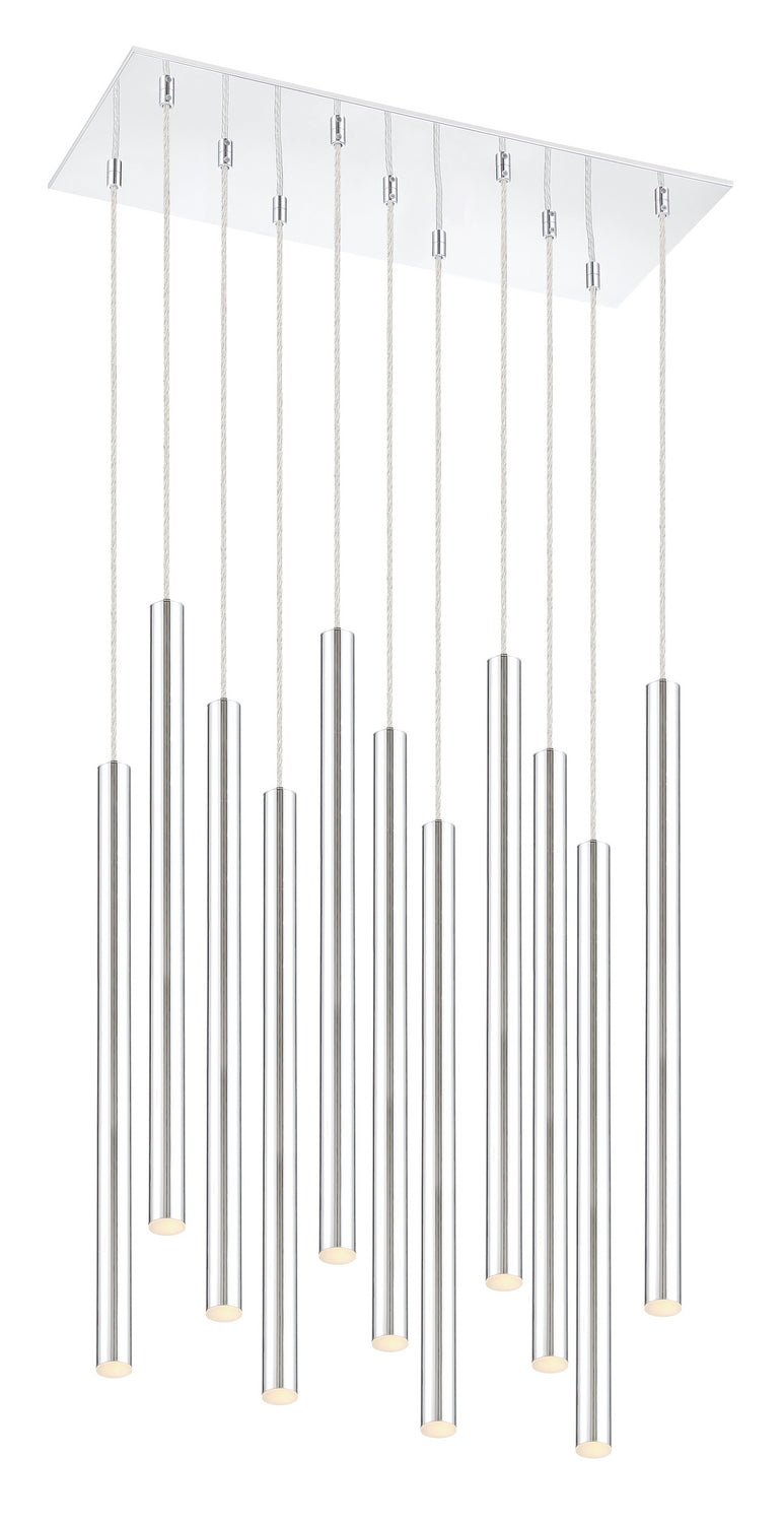 Z-Lite 917MP24-CH-LED-11LCH LED Chandelier, Chrome