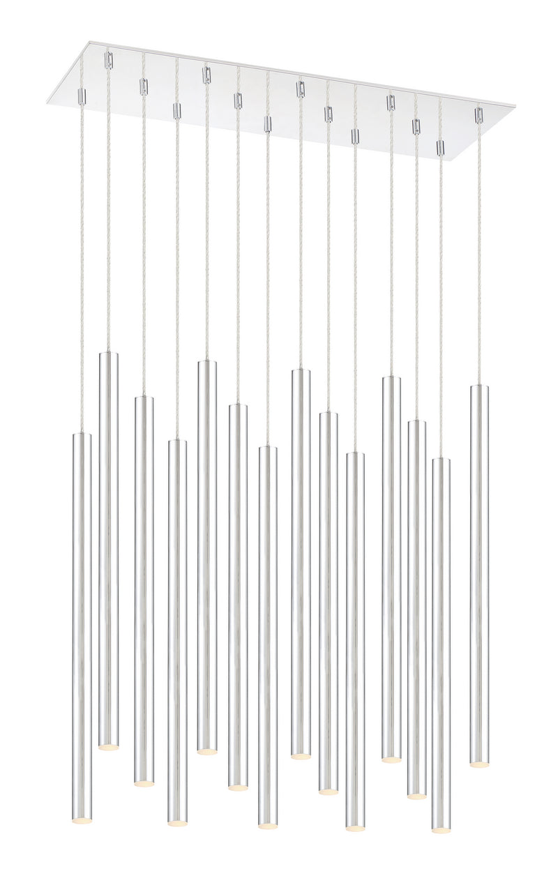Z-Lite 917MP24-CH-LED-14LCH LED Chandelier, Chrome