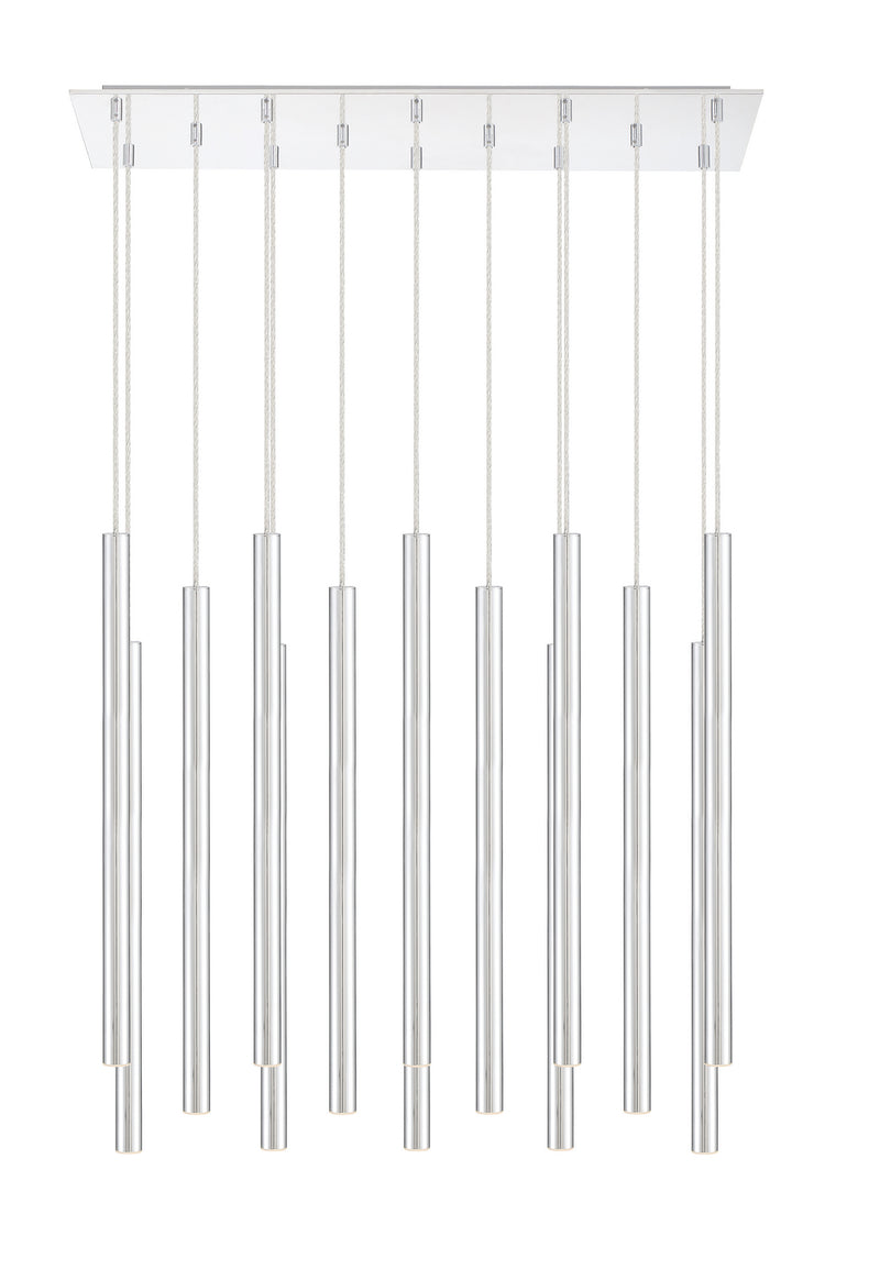 Z-Lite 917MP24-CH-LED-14LCH LED Chandelier, Chrome
