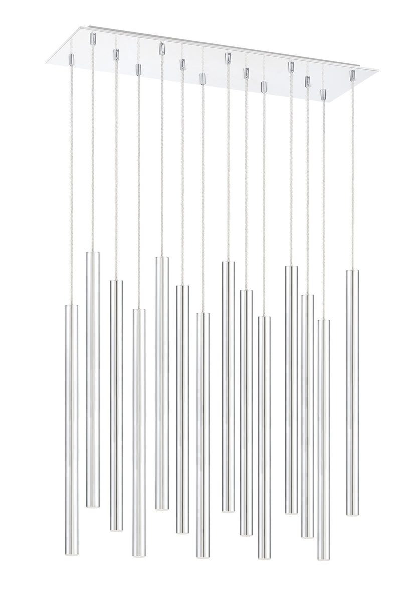Z-Lite 917MP24-CH-LED-14LCH LED Chandelier, Chrome