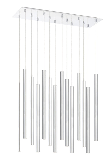 Z-Lite 917MP24-CH-LED-14LCH LED Chandelier, Chrome