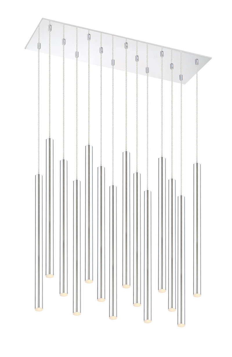 Z-Lite 917MP24-CH-LED-14LCH LED Chandelier, Chrome