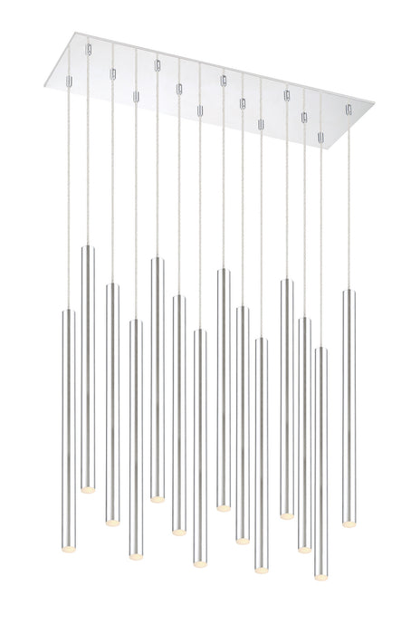 Z-Lite 917MP24-CH-LED-14LCH LED Chandelier, Chrome