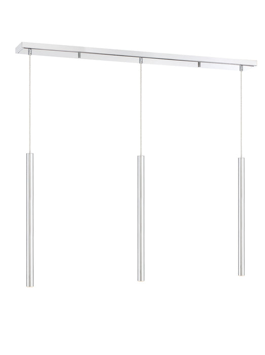 Z-Lite 917MP24-CH-LED-3LCH LED Linear Chandelier, Chrome