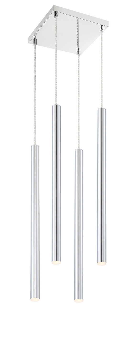 Z-Lite 917MP24-CH-LED-4SCH LED Chandelier, Chrome
