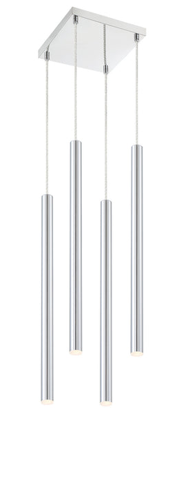 Z-Lite 917MP24-CH-LED-4SCH LED Chandelier, Chrome