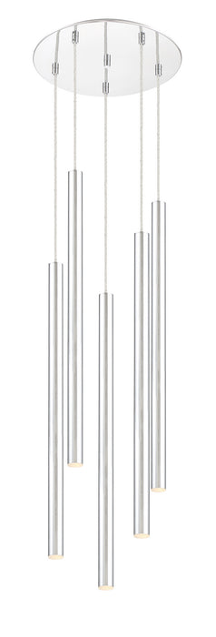 Z-Lite 917MP24-CH-LED-5RCH LED Chandelier, Chrome